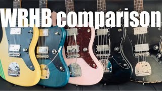 WRHB  Wide Range Humbucker pickup comparison  CREAMERY  SQUIER  MOJO  CATWHISKER 2020 [upl. by Bores]