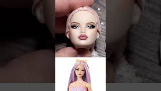 Amazing Odile Repaint by Trikielite Instagram handle repaint ooak dollrepaint odile barbie [upl. by Hannej]