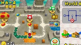 World 6A  Star Coins  New Super Mario Bros DS [upl. by Anwadal]