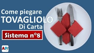 Come piegare tovaglioli di carta per Natale [upl. by Luzader512]