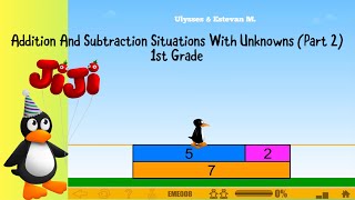 ST Math 1st Grade  Addition And Subtraction Situations With Unknowns Part 2 [upl. by Ydnyl412]