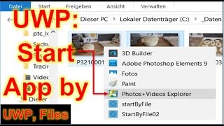 UWP Start App by File Windows File Associated Type [upl. by Oca]