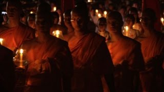 Thailand honours Buddha with Makha Bucha celebrations [upl. by Lyrpa234]