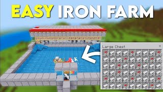 BEST IRON FARMS In 121 Minecraft Bedrock Edition [upl. by Onitnevuj]