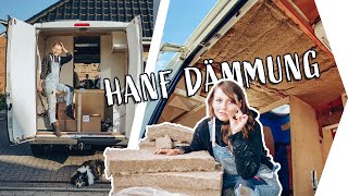 NATÜRLICHE DÄMMUNG im CAMPER 🌳  Isolieren mit Hanfwolle  Nachhaltiger DIY Bus Ausbau [upl. by Atenik]