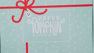 November 2021 Paper Pumpkin Kit  Gifts Galore  Unboxing amp Giveaway [upl. by Ennaylime185]