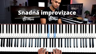 Snadná improvizace na piano na 3 akordy i pro úplné začátečníky [upl. by Illak]