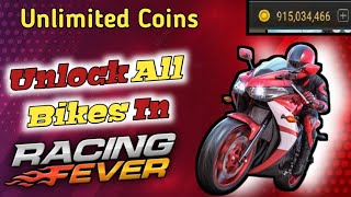 Racing Fever Moto Mod  Unlimited coins How to unlock all bikes in Racing Fever Moto  No 8 [upl. by Amado]