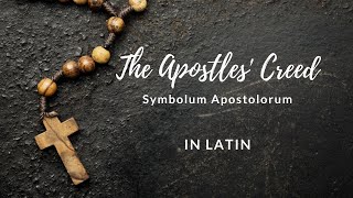 The Apostles Creed in Latin [upl. by Eidnar]