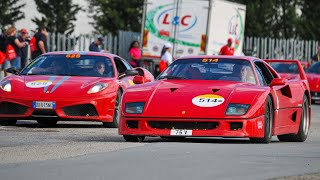 Ferrari Tribute 1000 Miglia 2023 1000miglia ferrari [upl. by Airakaz779]