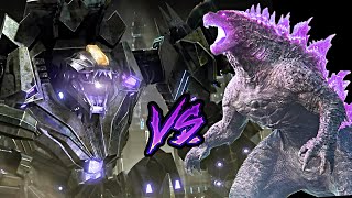 Godzilla VS Trypticon Kim Kazanır Transformers amp MonsterVerse 2024 [upl. by Bierman]