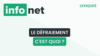 Le défraiement cest quoi  définition aide lexique tuto explication [upl. by Jacky]