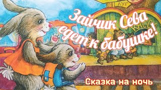 🐰Зайчик Сева едет к бабушке Аудиосказки для детейСказки для малышей [upl. by Aleirbag]