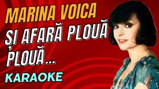 Marina Voica  Întrun colt de cafenea  Și afara ploua ploua  Karaoke Instrumental Fox Master [upl. by Olympias]