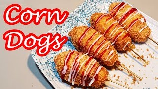 CORN DOGS  PINOY HOTDOG WAFFLE  NO WAFFLE MAKER [upl. by Feola528]