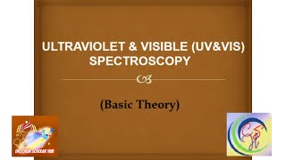 UVVis Spectroscopy I Ultraviolet Visible Spectroscopy I Spectroscopy I Analytical Chemistry [upl. by Nahshunn]