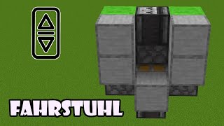 Sehr einfacher FahrstuhlAufzug in Minecraft Tutorial [upl. by Andromede]