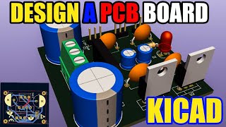 Full tutorial on how to make pcb board Kicad [upl. by Acinoreb]