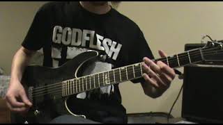 Godflesh  Christbait Rising Guitar Playthrough [upl. by Nibot11]