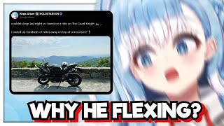 Kobo got SALTY when she found out Ragus ride Big Motorbike [upl. by Kasper]