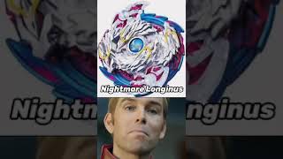 All Longinus Evolution Ratings with memes My Opinion memes beyblade beybladeburst [upl. by Schilt]