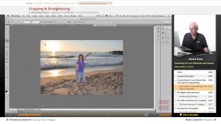 quotCropping amp Straighteningquot  Adobe Photoshop CS6 with Educatorcom [upl. by Berta750]