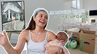 im moving packing the house  life update [upl. by Annehcu]