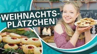 Weihnachtskekse Plätzchen backen 🎄  2 leckere Rezepte für Weihnachtsgebäck [upl. by Imer]