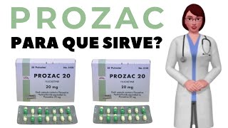 PROZAC que es y para que sirve prozac como se toma prozac 20 mg [upl. by Ahsii]