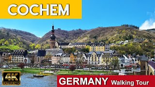 🇩🇪 COCHEM Germany 4K UHD 60fps Walking Tour [upl. by Loise]