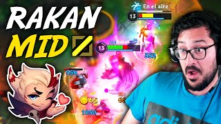 ¡¡RAKAN MID OP EN WILD RIFT [upl. by Arbed]