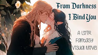 From Darkness I Bind You  A LOTR Romance Visual Novel  Full Demo  Legolas Otome  Kinetic Novel [upl. by Torre820]