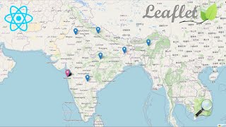 Add Maps to a Reactjs application using Leafletjs and OpenStreetMap [upl. by Christianson]