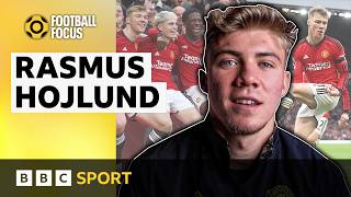 Rasmus Hojlund Manchester United forward on lifelong dream that became a reality  BBC Sport [upl. by Eidod720]