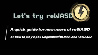 🎮 How to Set Up reWASD for Playing Apex Legends with Mouse and Keyboard MnK 🎮 [upl. by Buehler]