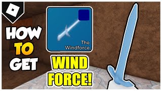 How to get THE WINDFORCE MELEE in ARSENAL Nights End Developer Sword Quest ROBLOX [upl. by Brittany380]