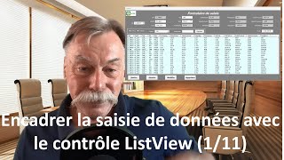 Excel VBA Encadrer la saisie avec le contrôle ListView 111 [upl. by Vesta]