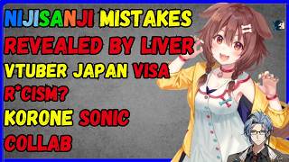 Vtuber visa rcism Nijisanji more mistakes revealed Korone Sonic COLLAB [upl. by Etselec]