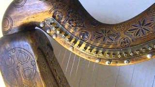 Trinity College Replica Harp  Decorated  Clarsach  Irish Harp [upl. by Haramat]