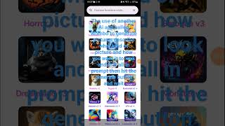 how to use Ai app called Wombo from playstore to generate Ai images and art aiartwork [upl. by Ishmael]