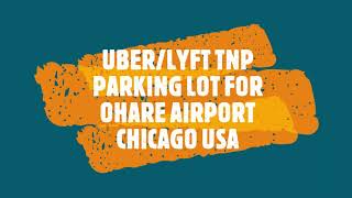 TNP LOT FOR UBERLYFT CARS WAITING FOR OHARE CHICAGO USA AIRPORT PICKUP [upl. by Sibylla]