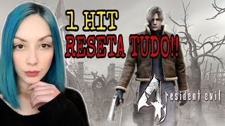 🔴 DOMINGÃO DO NO HITZÃO RESIDENT EVIL 4 NO PROFISSIONAL 1 HIT RESETA O JOGO PS4 [upl. by Arema599]