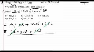 Como calcular a o Delta H com a Lei de Hess [upl. by Ilwain]