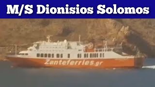 Zante ferries MS Dionisios Solomos arriving to Sifnos [upl. by Leugim]