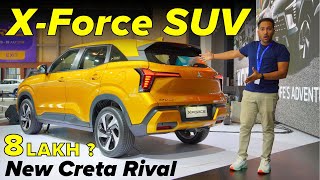 New Creta amp Seltos Rival  आ गयी X FORCE SUV  Premium Interiors  ADAS  Rs 10 Lakh SUV [upl. by Enoyrt]