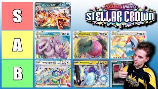 UPDATED Tierlist  All BEST Decks With Stellar Crown Pokémon TCG [upl. by Nomannic]