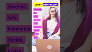 Basic English vs Native English  englishspeakingpractice english short viralvideo [upl. by Artenek887]