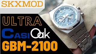 CasiOak Ultra Completed Build w GBM2100A1A2  Parts by SKXMOD [upl. by Nealey658]