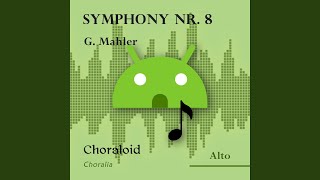 Symphony nr 8 Part II ref 55  60 choir I and II Voice with metronome [upl. by Ghiselin]