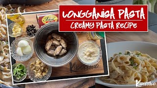 Creamy Longganisa Pasta Recipe  How To Cook Creamy Longganisa Pasta  Kuserrano [upl. by Eitsyrc]